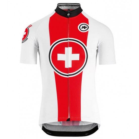ASSOS 2018 SWISS NATIONAL TEAM Wielershirt Korte Mouw