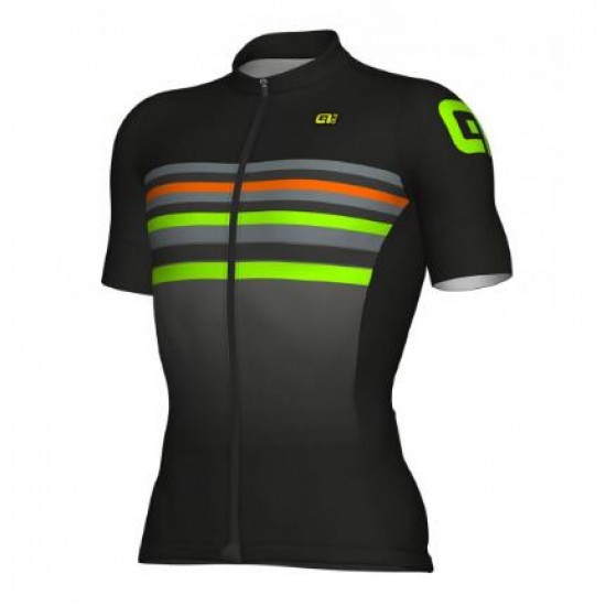 ALE FORMULA Fluo Green Wielershirt Korte Mouw