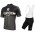 Bianchi Milano Attone Black Fietskleding Set Wielershirt Korte Mouwen+Korte Fietsbroeken Bib