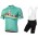 Bianchi Milano Fietskleding Set Wielershirt Korte Mouwen+Korte Fietsbroeken Bib