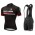 2018 Cervelo 3T Zwart Fietskleding Set Wielershirt Korte Mouw+Korte Fietsbroeken Bib