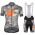 Cipollini Prestige Camo Grijs Oranje Fietskleding Set Wielershirt Korte Mouw+Korte Fietsbroeken Bib