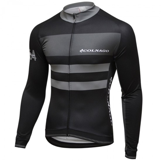 Colnago Speed Race Zwart Wielershirt Lange Mouw