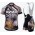 ENVE BETTY DESIGN Dame Fietskleding Set Wielershirt Korte Mouw+Korte Fietsbroeken Bib