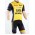 LottoNL-Jumbo 2018 Fietskleding Set Wielershirt Korte Mouwen+Korte Fietsbroeken