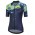 Nalini AHS Chic Blue Dames Wielershirt Korte Mouw