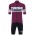 Santini Eroica Vino Fietskleding Set Wielershirt Korte Mouw+Korte Fietsbroeken Bib