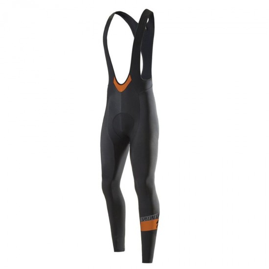 Specialized Therminal RBX Comp Logo-Oranje Lange Fietsbroeken Bib