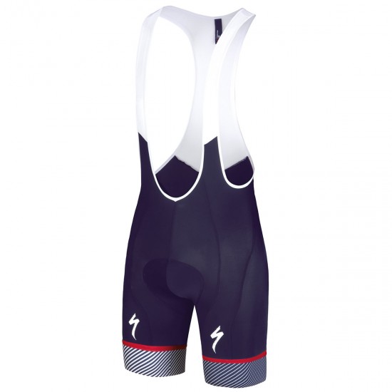 Specialized RBX Comp Logo-Wit Blauw Korte Fietsbroeken Bib