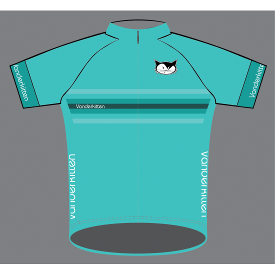 Vanderkitten 2018 Embrace Dame Teal Wielershirt Korte Mouw
