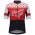 2017 Morvelo Nauty Nth Wielershirt Met Korte Mouwen Rood