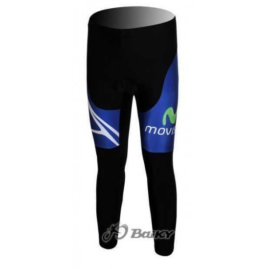 Movistar Teams Lange Fietsbroeken Blauw