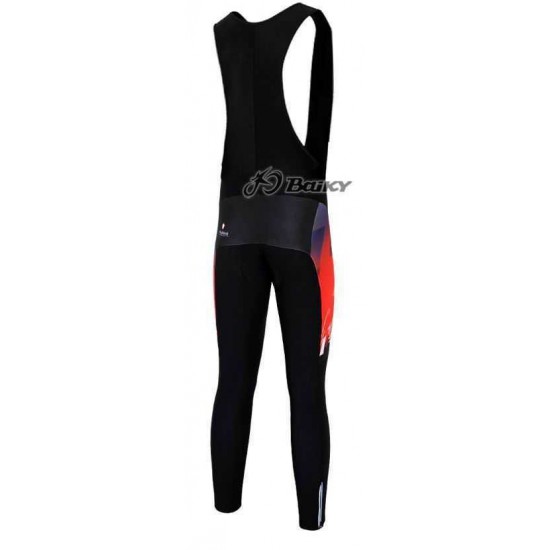 Nalini Pro Team Lange Fietsbroeken Bib Rood Wit