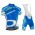2015 Orbea Blauw Groen Fietskleding Set Fietsshirt Met Korte Mouwen+Korte Koersbroek