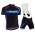 2015 Orbea Zwart-Blauw Fietskleding Set Fietsshirt Met Korte Mouwen+Korte Koersbroek