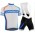 2015 Orbea Wit-Blauw Fietskleding Set Fietsshirt Met Korte Mouwen+Korte Koersbroek