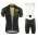 2016 Pinarello Fietskleding Set Fietsshirt Met Korte Mouwen+Korte Koersbroek Geel