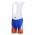 Rabobank Pro Team Korte Fietsbroeken Bib Oranje Blauw