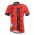 2015 Rock Racing Rood Wielershirt Met Korte Mouwen
