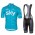 2017 Sky Fietskleding Set Fietsshirt Met Korte Mouwen+Korte Koersbroek Blauw