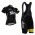 2015 Sky Fietskleding Set Fietsshirt Met Korte Mouwen+Korte Koersbroek Zwart