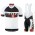 2015 Scott RC Pro Zwart-Wit-Rood Fietskleding Set Fietsshirt Met Korte Mouwen+Korte Koersbroek