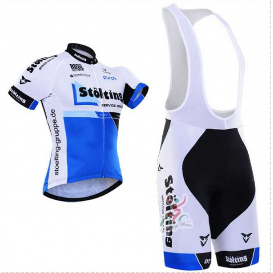 2016 Stolting Fietskleding Set Fietsshirt Met Korte Mouwen+Korte Koersbroek