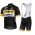 2017 Telenet Fidea Lions Fietskleding Set Fietsshirt Met Korte Mouwen+Korte Koersbroek