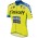 2015 Tinkoff Wielershirt Met Korte Mouwen Geel Blauw