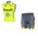 2016 Tinkoff Fietskleding Wielershirt Zonder Mouwen+Fietsbroek-Korte Geel Fluorescent