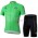 Tour De France Wielershirt Groen Wielerkleding Set Set Wielershirts Korte Mouw+Fietsbroek