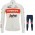 Fietskleding Profteams Trek Segafredo 2022 Pro Wielerkleding Fietsshirt Lange Mouw+Lange Fietsbroek Bib bvtPU